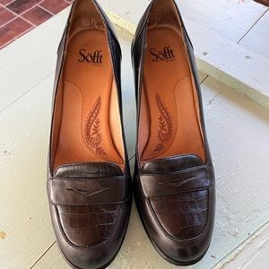 Sofft brand heeled loafers.  Very comfortable while wearing heels.NWOT.